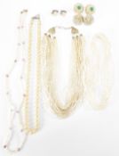 THREE VINTAGE PEARL NECKLACES