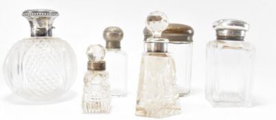 ASSORTMENT OF VINTAGE & ANTIQUE DRESSING TABLE BOTTLES