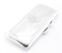 EARLY 20TH CENTURY SILVER HALLMARKED CIGARETTE CASE