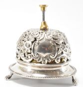SILVER HALLMARKED HOTEL SERVICE BELL