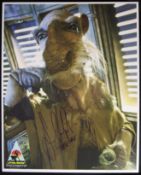 STAR WARS - SEAN CRAWFORD - YAK FACE - OFFICIAL PIX SIGNED 8X10