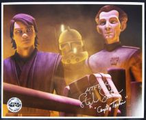 STAR WARS - THE CLONE WARS - STEPHEN STANTON OFFICIAL PIX SIGNED 8X10