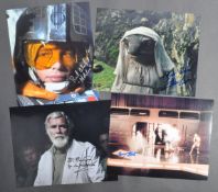 STAR WARS - COLLECTION OF X4 AUTOGRAPHED 8X10