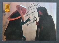 STAR WARS - ERIK BAUERSFELD (1922-2016) - SIGNED TRADING CARD