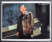 DOCTOR WHO - CHRISTOPHER ECCLESTON - SIGNED 8X10