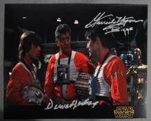 STAR WARS - NEW HOPE - DREWE HENLEY & GARRICK HAGON SIGNED 8X10