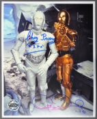 STAR WARS - ANTHONY DANIELS & CHRIS PARSONS DUAL SIGNED 8X10