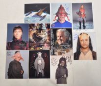 STAR WARS - PREQUEL TRILOGY - COLLECTION OF SIGNED 8X10