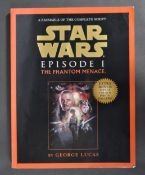 STAR WARS - THE PHANTOM MENACE - CAST SIGNED SCRIPT BOOK