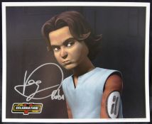 STAR WARS - EPISODE II - DANIEL LOGAN (BOBA FETT) SIGNED OFFICIAL PIX PHOTO