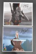 STAR WARS - THE CLONE WARS - JAIME KING & GREY DELISLE OFFICIAL PIX 8X10