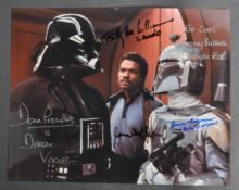 STAR WARS - EMPIRE STRIKES BACK - UNIQUE MULTI-SIGNED PHOTO