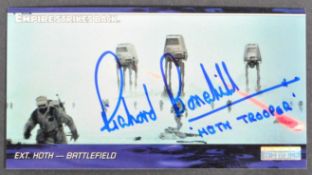 STAR WARS - EMPIRE STRIKES BACK - RICHARD BONEHILL SIGNED TRADING CARD