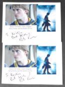 HARRY POTTER - ROBERT PATTINSON (CEDRIC) - AUTOGRAPHED PHOTOS