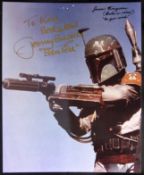 STAR WARS - JEREMY BULLOCH & JASON WINGREEN DUAL SIGNED PHOTO