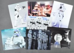 STAR WARS - A NEW HOPE - STORMTROOPER CAST AUTOGRAPHS