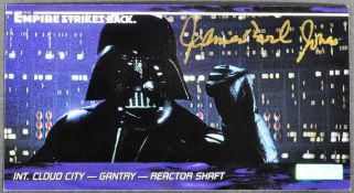 STAR WARS - JAMES EARL JONES (VOICE OF DARTH VADER) SIGNED TOPPS CARD