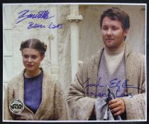 STAR WARS - BONNIE PIESSE & JOEL EDGERTON - OFFICIAL PIX 8X10