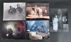 STAR WARS - CREW - COLLECTION OF AUTOGRAPHED 8X10