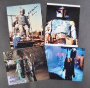 STAR WARS - BOBA FETT - COLLECTION OF ACTOR SIGNED 8X10