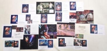 STAR WARS - PREQUEL TRILOGY - VARIOUS CAST / CREW AUTOGRAPHS