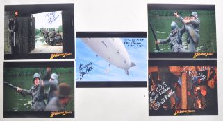 INDIANA JONES - THE LAST CRUSADE - COLLECTION OF MULTI-SIGNED 8X10