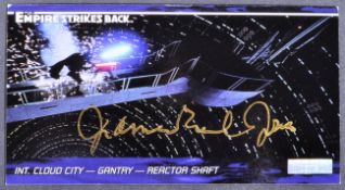 STAR WARS - JAMES EARL JONES (VOICE OF DARTH VADER) SIGNED TOPPS CARD