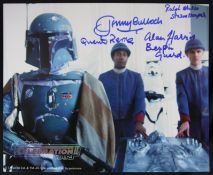 STAR WARS - EMPIRE STRIKES BACK - BOBA FETT MULTI-SIGNED OFFICIAL PIX