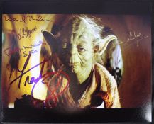 STAR WARS - YODA - CAST / CREW AUTOGRAPHED PHOTOGRAPH - OZ ETC