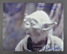 STAR WARS - YODA - SFX CREW MULTI-SIGNED 8X10