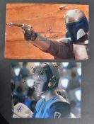 STAR WARS - BOBA & JANGO FETT - X2 AUTOGRAPHED PHOTOGRAPHS