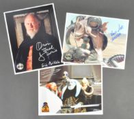 STAR WARS - PREQUEL TRILOGY - X3 OFFICIAL PIX SIGNED 8X10