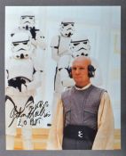 STAR WARS - JOHN HOLLIS (1927-2005) - LOBOT - SIGNED 8X10