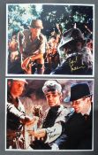 INDIANA JONES - PAUL FREEMAN - TWO AUTOGRAPHED 8X10