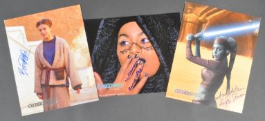 STAR WARS - CELEBRATION II - PREQUEL ACTOR SIGNED 8X10