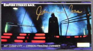 STAR WARS - JAMES EARL JONES (VOICE OF DARTH VADER) SIGNED TOPPS CARD
