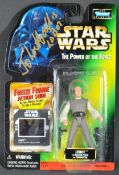 STAR WARS - JOHN HOLLIS (LOBOT) - SIGNED KENNER ACTION FIGURE MOC