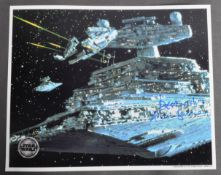 STAR WARS - RETURN OF THE JEDI - ADAM BAREHAM SIGNED OFFICIAL PIX PHOTO