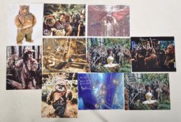 STAR WARS - RETURN OF THE JEDI - EWOK AUTOGRAPH COLLECTION