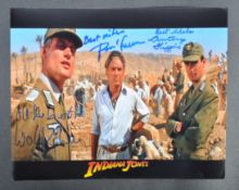 INDIANA JONES - RAIDERS OF THE LOST ARK - TRIPLE SIGNED 8X10