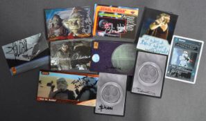STAR WARS - COLLECTION OF SIGNED TRADING CARDS