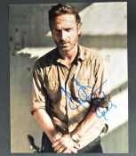 THE WALKING DEAD - ANDREW LINCOLN - SIGNED 8X10