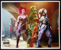 STAR WARS - RETURN OF THE JEDI - OFFICIAL PIX DUAL SIGNED 8X10