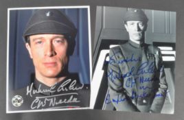 STAR WARS - MICHAEL CULVER - X2 AUTOGRAPHED 8X10