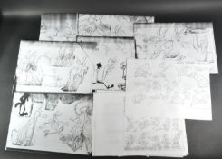 ANIMATION ARTWORK - VARIOUS CHARACTER MODEL SHEETS