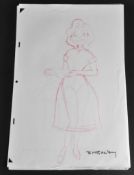 The Iron Giant (1999) - ORIGINAL PRODUCTION USED DEVELOPMENT ARTWORK