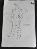 POCAHONTAS (1995) - WALT DISNEY - ORIGINAL JOHN SMITH PRODUCTION ARTWORK