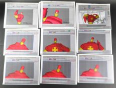 OSMOSIS JONES (2001) - DRIX - SET OF PRODUCTION USED ANIMATION ART