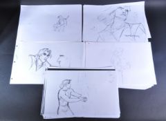 POCAHONTAS (1995) - WALT DISNEY - ORIGINAL JOHN SMITH PRODUCTION ARTWORK