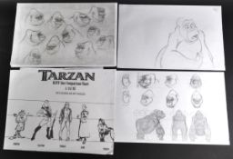 TARZAN (1999) - DISNEY - ORIGINAL PRODUCTION USED ARTWORK